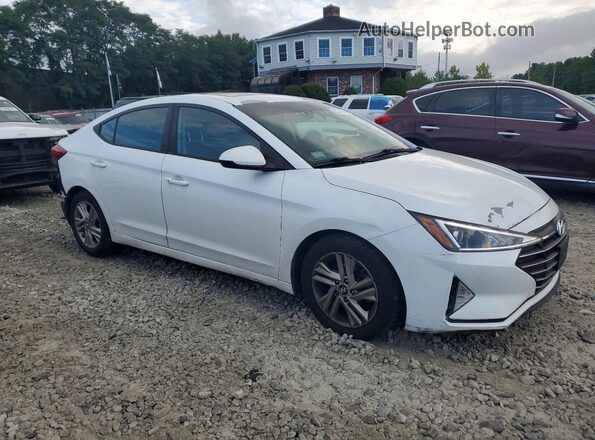 5NPD84LF6KH443230 2019 HYUNDAI ELANTRA White წინა ხედი