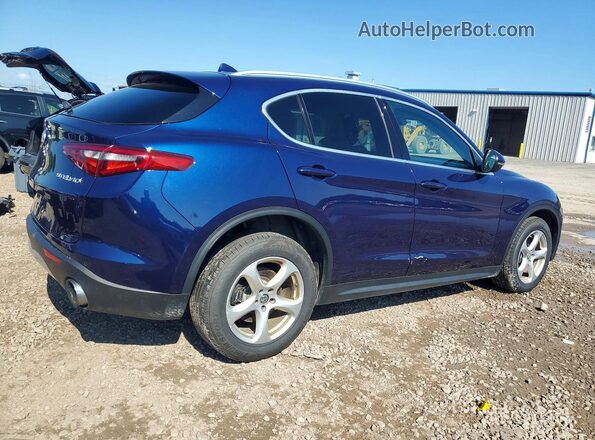 ZASFAKAN6J7B81313 2018 ALFA ROMEO STELVIO Blue Առջևի աջ