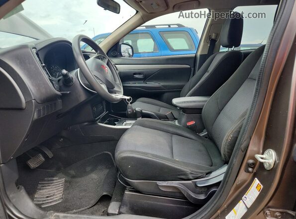 JA4AD2A30JZ048800 2018 MITSUBISHI OUTLANDER Black Առջևի վահանակի տեսք