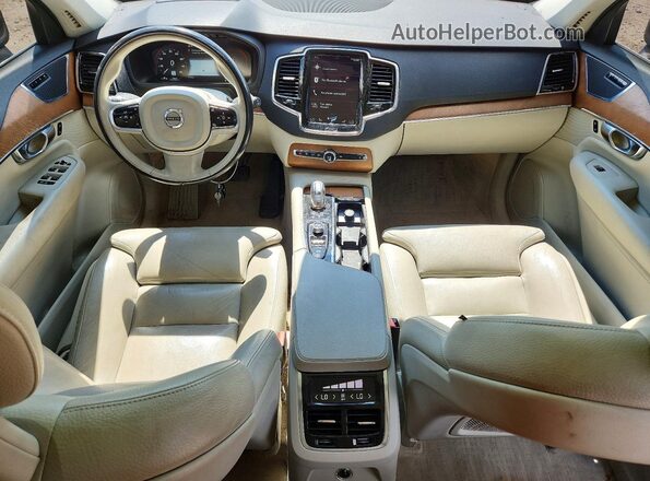 YV4BC0PK5G1046027 2016 VOLVO XC90 Brown Սարքավորումների վահանակի տեսք