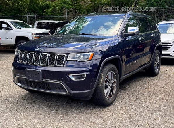 1C4RJFBG7JC106348 2018 JEEP GRAND Blue Trasero izquierdo