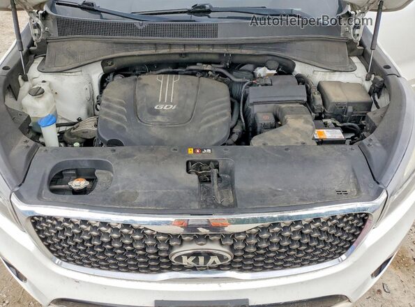 5XYPKDA51GG080195 2016 KIA SORENTO White VIN კოდის სტიკერის ხედი