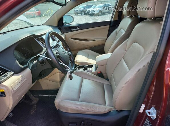 KM8J3CA23JU608937 2018 HYUNDAI TUCSON Burgundy Вид панелі приладів