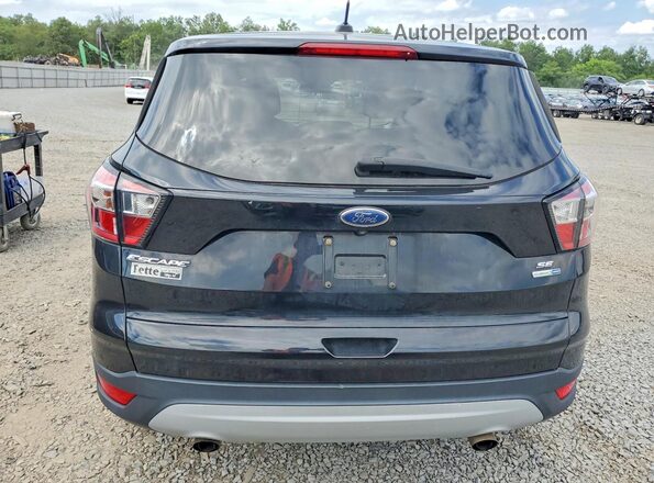 1FMCU9GD0HUD02449 2017 FORD ESCAPE Black Front interior view