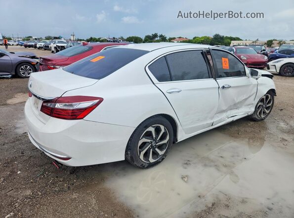1HGCR2F75GA240458 2016 HONDA ACCORD White Przód prawy