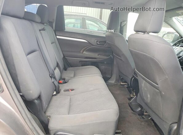 5TDZARFH3GS021163 2016 TOYOTA HIGHLANDER Gray Շարժիչի բաժամունքի տեսք