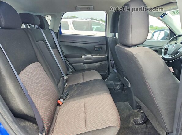JA4AR3AU0KU018985 2019 MITSUBISHI OUTLANDER Blue უკანა სალონის ხედი