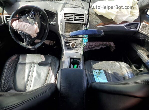 3LN6L5C92HR622986 2017 LINCOLN MKZ Black ხელსაწყოთა პანელის ხედი