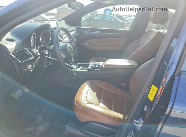 4JGED6EB5GA043692 2016 MERCEDES-BENZ GLE Синий Вид панели приборов