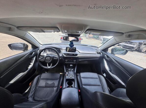 JM1GL1V52H3128603 2017 MAZDA 6 Charcoal Vista del cuadro de instrumentos