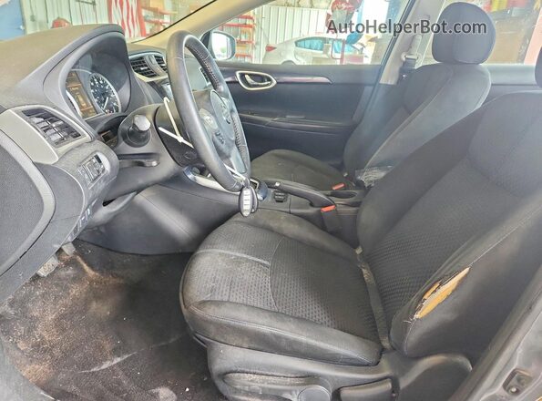 3N1AB7AP6KY315982 2019 NISSAN SENTRA Серый Вид панели приборов