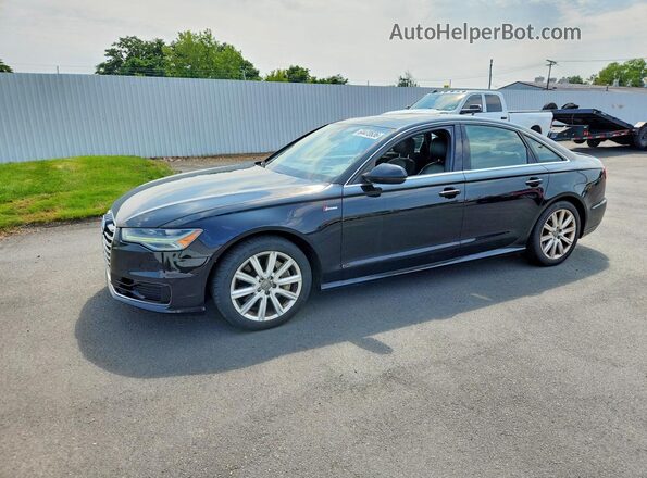 WAUHGAFC8GN007438 2016 AUDI A6 Черный Задняя левая четверть