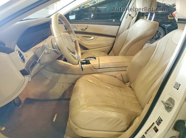 WDDUG6GB7JA364134 2018 MERCEDES-BENZ S-CLASS White Vista del salpicadero