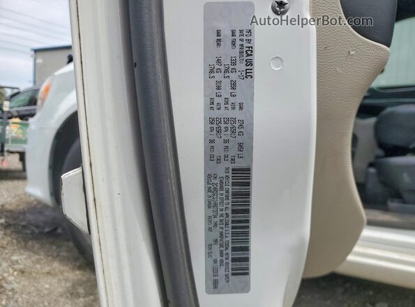 2C4RDGCG1HR673734 2017 DODGE GRAND Белый Панорамный вид салона 360°