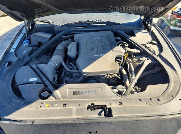 KMHGN4JE7HU167375 2017 GENESIS G80 Черный Вид подкапотного пространства