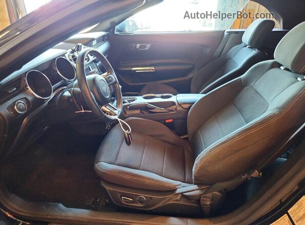 1FATP8EM9G5291166 2016 FORD MUSTANG Black Widok deski rozdzielczej