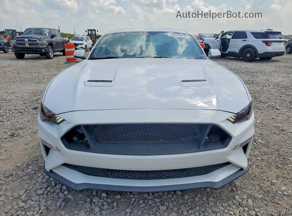 1FA6P8THXJ5175646 2018 FORD MUSTANG White Vista trasera
