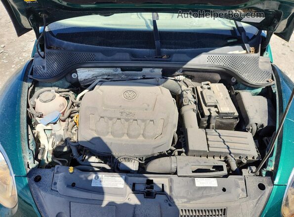 3VW5DAAT0JM502351 2018 VOLKSWAGEN BEETLE Green Widok komory silnika