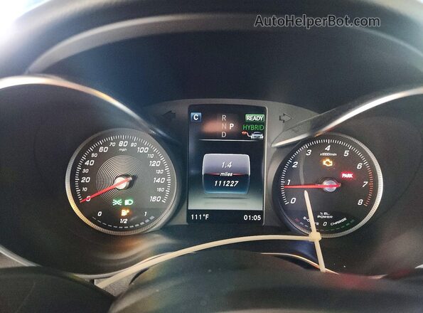55SWF4HB0JU255609 2018 MERCEDES-BENZ C Серый Вид щитка приборов