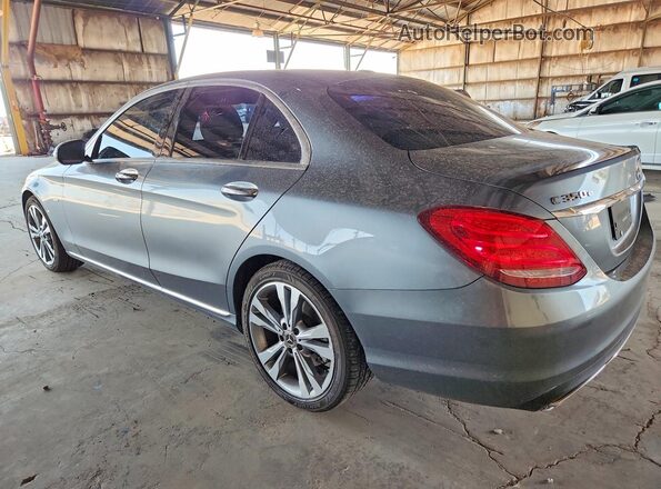 55SWF4HB0JU255609 2018 MERCEDES-BENZ C Серый Задняя левая четверть