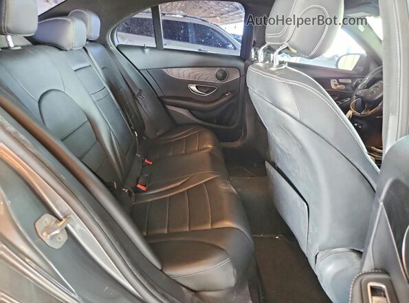 55SWF4HB0JU255609 2018 MERCEDES-BENZ C Серый Вид задних сидений