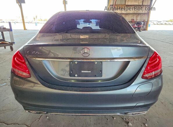 55SWF4HB0JU255609 2018 MERCEDES-BENZ C Gray Rear view