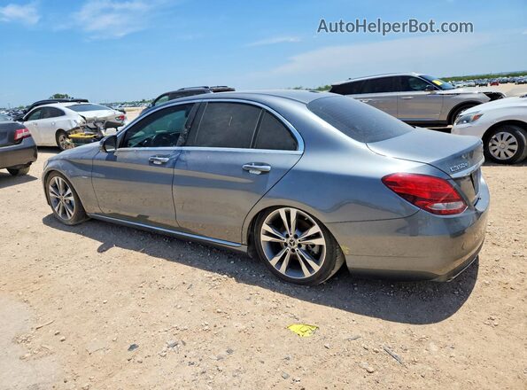 55SWF4HB2HU230110 2017 MERCEDES-BENZ C Серый Задняя левая четверть