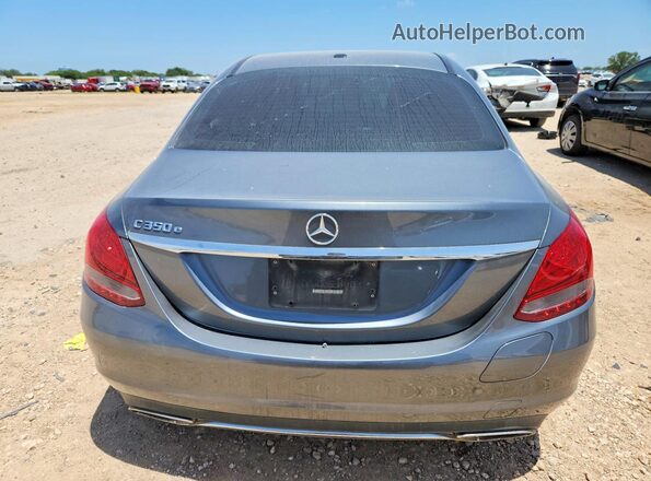 55SWF4HB2HU230110 2017 MERCEDES-BENZ C Серый Вид сзади
