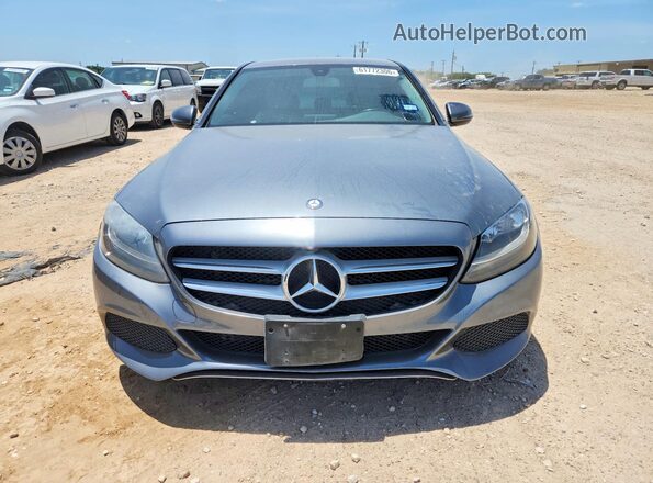 55SWF4HB2HU230110 2017 MERCEDES-BENZ C Серый Вид спереди