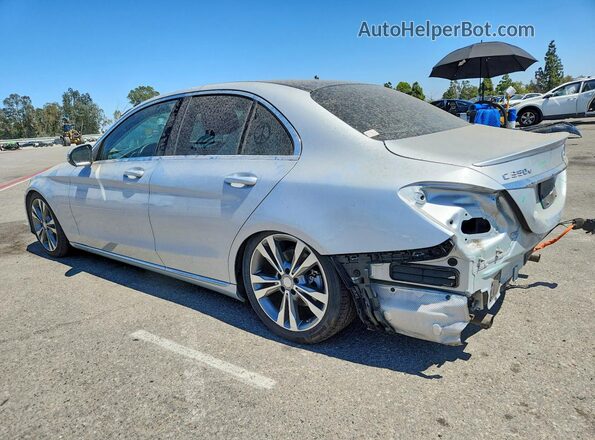55SWF4HB3GU153276 2016 MERCEDES-BENZ C Серебряный Задняя левая четверть