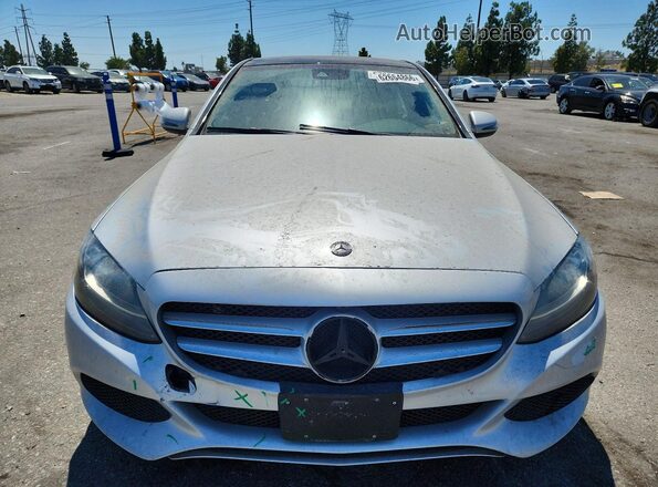 55SWF4HB3GU153276 2016 MERCEDES-BENZ C Серебряный Вид спереди