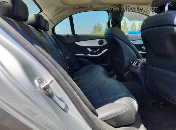 55SWF4HB3GU153276 2016 MERCEDES-BENZ C Серебряный Вид задних сидений