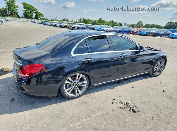 55SWF4HB4JU244371 2018 MERCEDES-BENZ C Black Задня права чверть