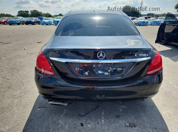 55SWF4HB4JU244371 2018 MERCEDES-BENZ C Black Вид ззаду