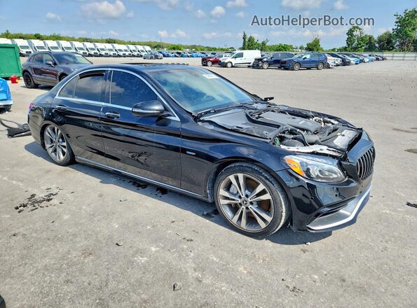 55SWF4HB4JU244371 2018 MERCEDES-BENZ C Black Передня права чверть
