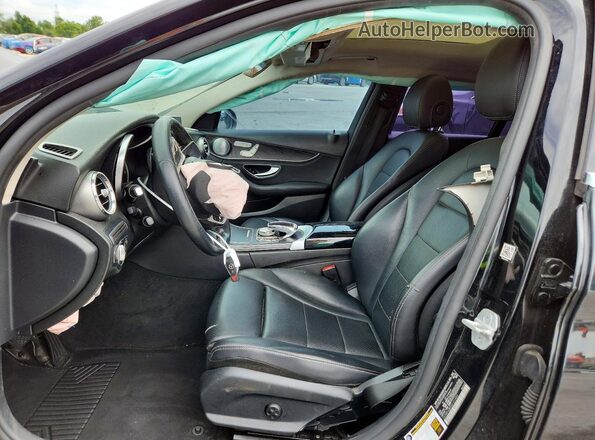 55SWF4JB0GU101453 2016 MERCEDES-BENZ C Black Vista interior delantera