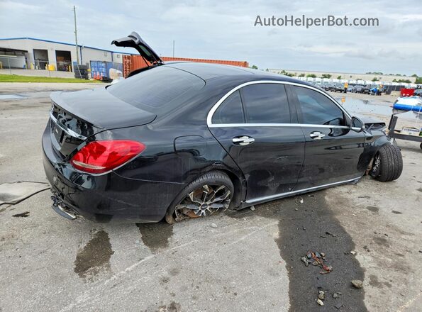55SWF4JB0GU101453 2016 MERCEDES-BENZ C Black Trasero derecho