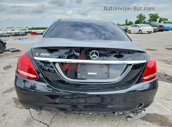 55SWF4JB0GU101453 2016 MERCEDES-BENZ C Black Vista trasera