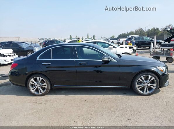55SWF4JB0GU119919 2016 MERCEDES-BENZ C-CLASS Black სალონის 360-გრადუსიანი ხედი