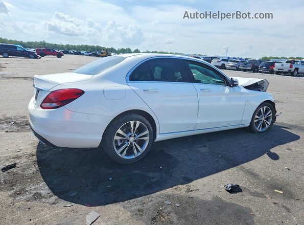 55SWF4JB0GU120164 2016 MERCEDES-BENZ C White Rear right