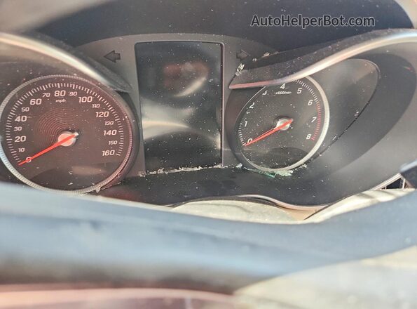 55SWF4JB0GU120164 2016 MERCEDES-BENZ C White Instrument cluster view