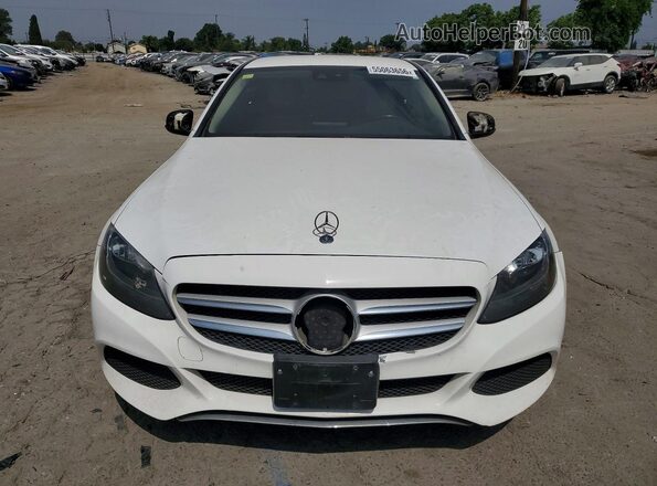 55SWF4JB0GU144092 2016 MERCEDES-BENZ C White Vista frontal