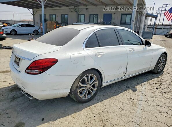 55SWF4JB0GU144092 2016 MERCEDES-BENZ C White Trasero derecho