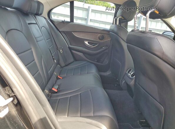 55SWF4JB0HU211095 2017 MERCEDES-BENZ C Черный Вид задних сидений
