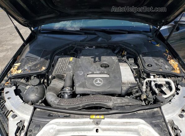 55SWF4JB0HU211095 2017 MERCEDES-BENZ C Черный Вид задней части салона