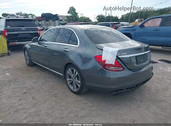 55SWF4JB0JU247830 2018 MERCEDES-BENZ C-CLASS Gray Tył lewy