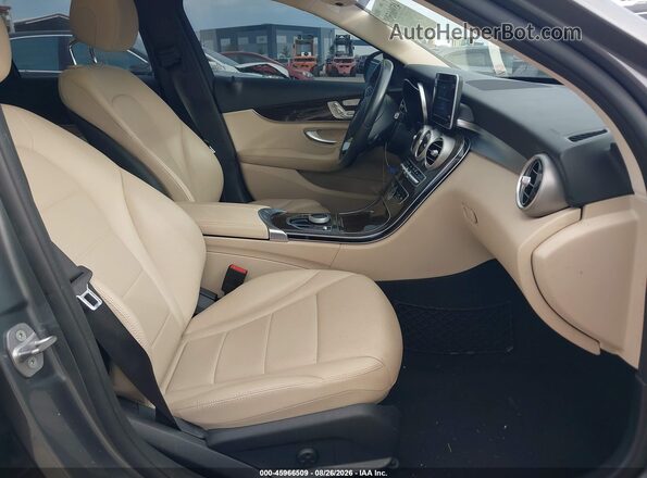 55SWF4JB0JU247830 2018 MERCEDES-BENZ C-CLASS Gray Widok wnętrza z przodu