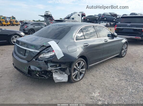 55SWF4JB0JU247830 2018 MERCEDES-BENZ C-CLASS Gray Tył prawy