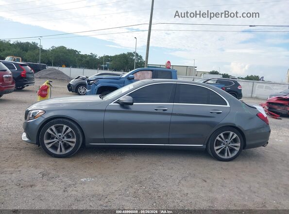 55SWF4JB0JU247830 2018 MERCEDES-BENZ C-CLASS Gray Widok wnętrza 360 stopni