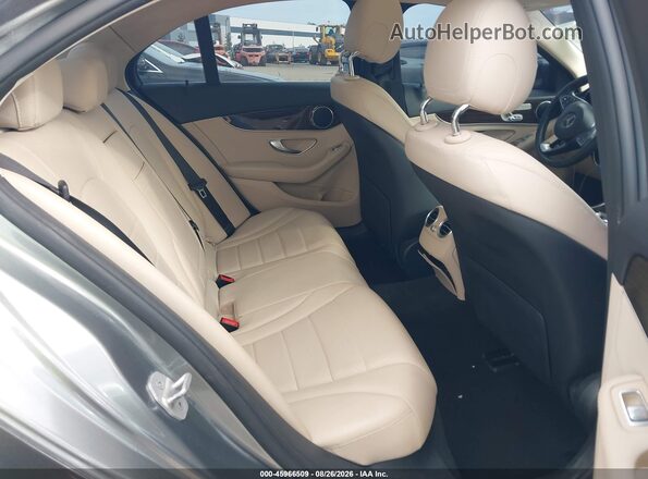 55SWF4JB0JU247830 2018 MERCEDES-BENZ C-CLASS Gray Widok naklejki z numerem VIN